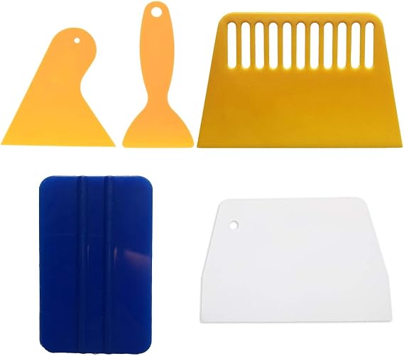 Screen Printing Squeegee, Set of 5 Screen Printing Ink Silk Screen Printing Squeegee for Screen Printing