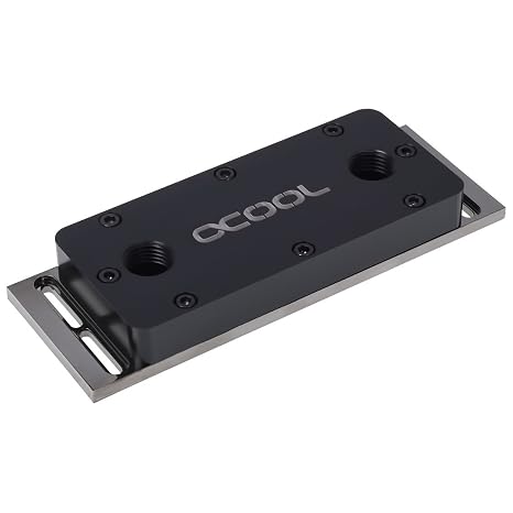 Alphacool D-RAM Cooler X4 Universal, Black Nickel/Acetal