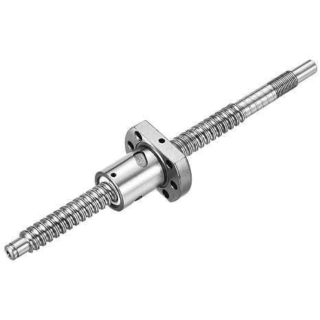 uxcell BallScrew SFU1204 (Dia 12mm, Lead 4mm, Length 200mm) with Ball Screw Nut Anti Backlash Ball Screw Kit Standard End Machining for BK/BF12 CNC Machine Parts