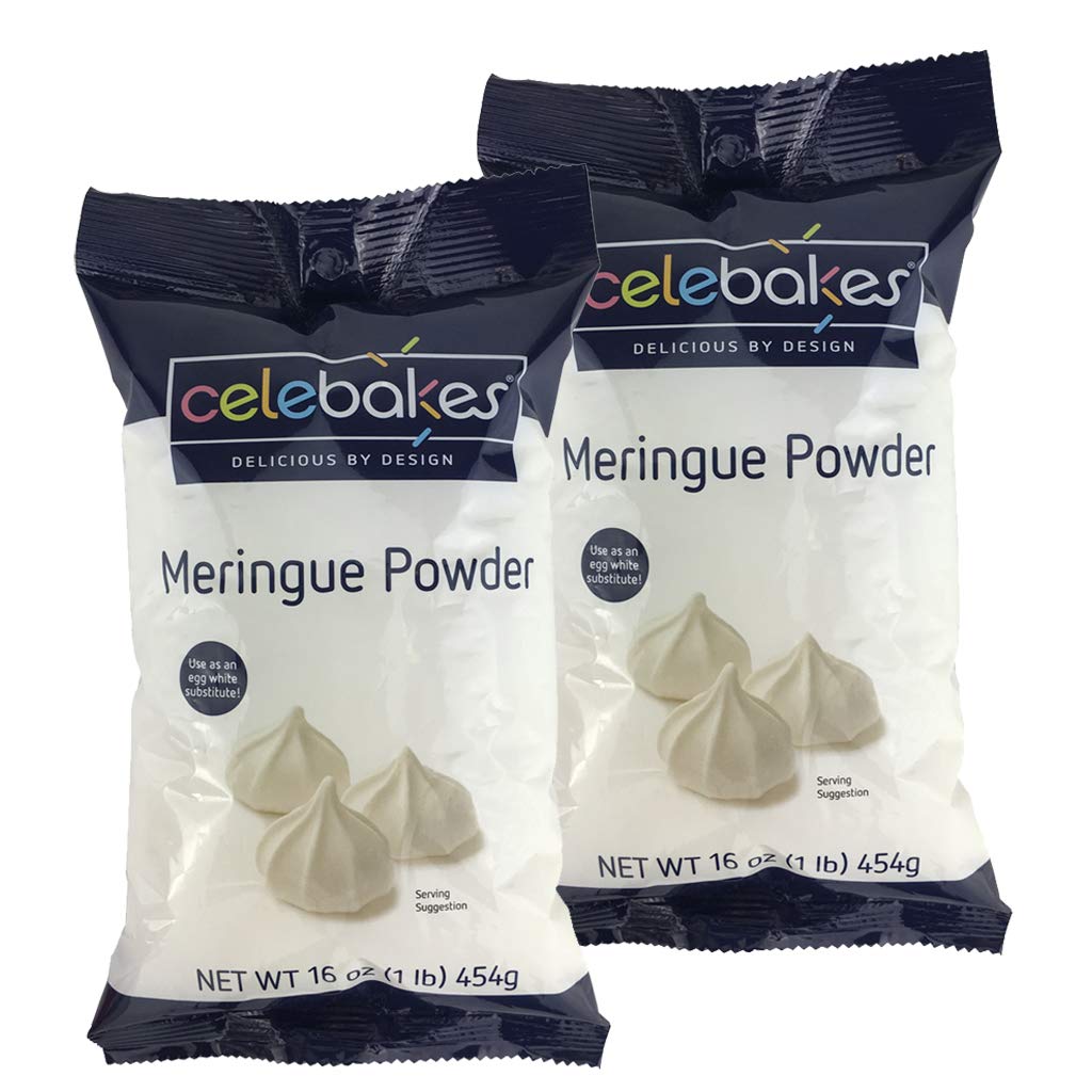 Celebakes by CK Products Meringue Powder, 16 oz, 2 Pack - Premium Quality Baking Essential for Royal Icing, Meringue Toppings, Macarons, Buttercream & More - Versatile & Easy to Use - Trusted by Bakers