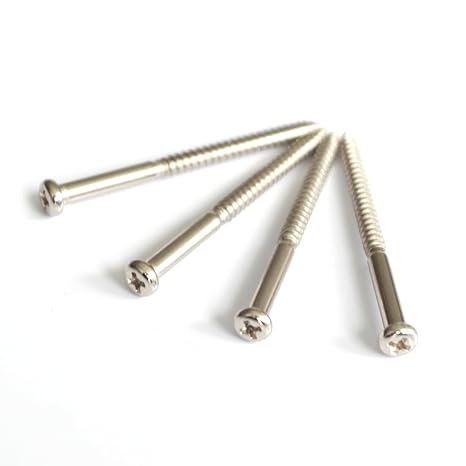 Jazz Bass P90 Pickup Mounting Screws Chrome - 2