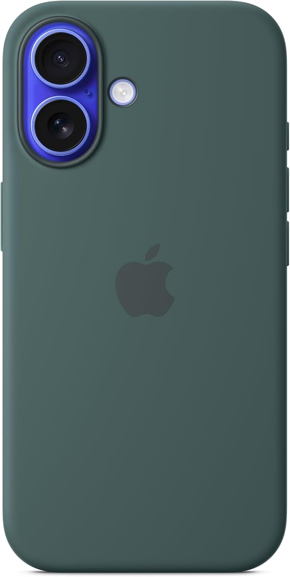 Apple iPhone 16 Silicone Case with MagSafe - Lake Green ​​​​​​​