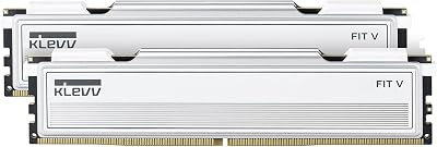 KLEVV FIT V DDR5 32GB 2X 16GB 6000MHz CL28 Gaming Memory RAM kit XMP 3.0 Non-RGB High Performance Overclocking 28-36-36-76, Game Faster with Ultra-Low CL28
