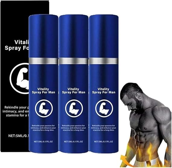 ErectBoost Vital Spray for Man, Men's Erectboost Spray, Men's Delayed Sprays,Erect Boost Spray,Maintain Lasting Vitality and Quickly Enhance Male Charm, Improve the Quality of Love (3 Pcs)