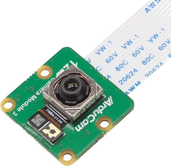Arducam for Raspberry Pi Camera Module 3, 12MP IMX708 75(D) Autofocus Noir Pi Camera V3