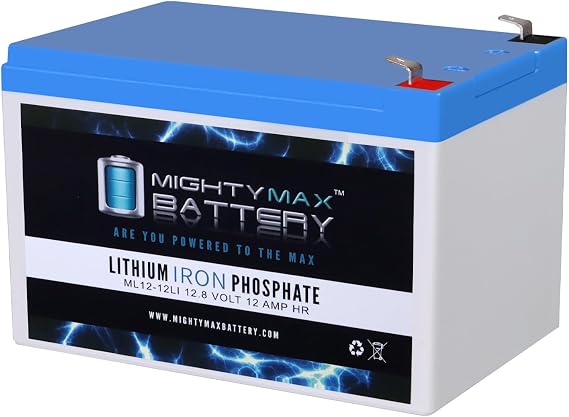 Mighty Max Battery 12V 12Ah Lithium Battery Replaces Wagan 2464 Powerdome LT JumpStarter