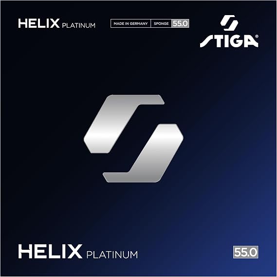 STIGA Helix Platinum 55, 2.2mm Extra-Hard Sponge, Table Tennis Rubber for Maximum Speed & Spin | Competition Approved for Elite Offensive Players