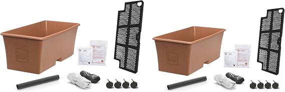 Earthbox Organic Terra Cotta Kit, Pack of 2 Planters