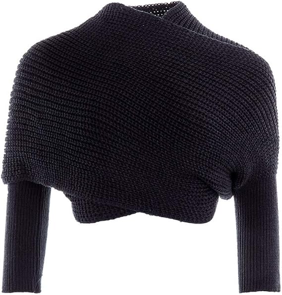 Women Autumn Winter Scarf Wrap Sweater Multi-Use Knitted wrap scarf with sleeves