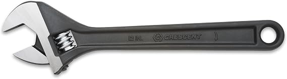 Crescent 12" Adjustable Black Oxide Wrench, Boxed - AT212BK | Home Improvement, Garage, and Mechanic Hand Tools, Boxed