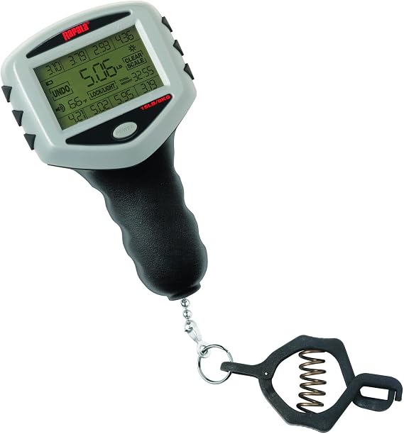 Rapala Touch Screen Scale 50lb, High-Precision Digital Fish Scale, Durable, Water-Resistant for Anglers and Competitions