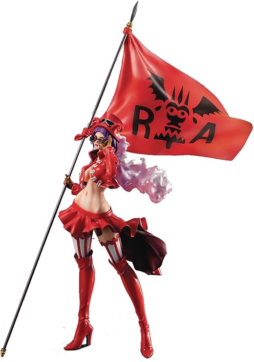 Portrait.Of. Pirates One Piece "LIMITED EDITION" Revolutionary Army, Eastern Army, Captain Bero Betty Complete Figure Limited to Mega Tre Shop, Jump Character Store, etc.