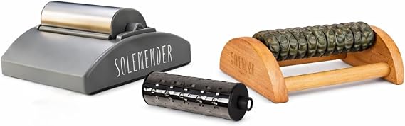 Complete Foot Care Bundle Cold Foot Roller, Natural Jade Roller & Bumpy Attachment for Foot Pain Relief, Circulation, Stress Reduction, Plantar Fasciitis & Heel Pain
