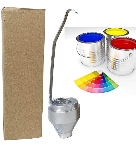 Portable DIN Viscosity Cup 4mm Din 4 Viscosity Cup Paint Viscosity Measuring Cup According to DIN 53 211 with 4mm0.02mm Inner Diameter for Paint Coating Aluminum Alloy