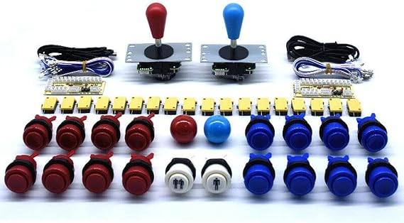Arcity 2-Player Arcade Buttons and Joystick
