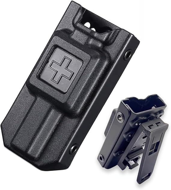 Tourniquet Holder with Upgraded Clip, Tactical Tourniquet Holster | TQ Holder for C-A-T Gen 7 and Older, Tourniquet Case Molle Pouch for Duty Belt Vest, Quick Access, Police Gear Accessories