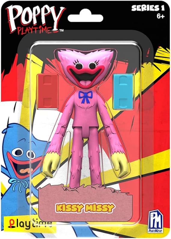Poppy Playtime - Kissy Missy Action Figure (5" Posable Figure, Series 1) [Officially Licensed]