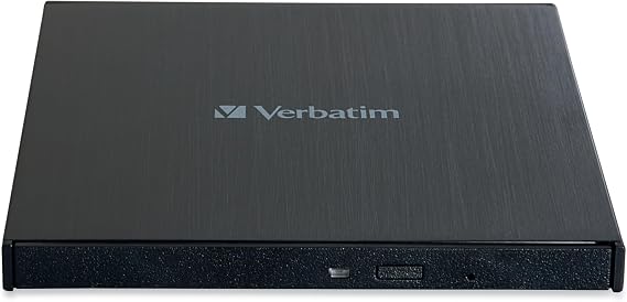 Verbatim 43890 External Slimline Mobile USB 3.2 Blu-ray Writer