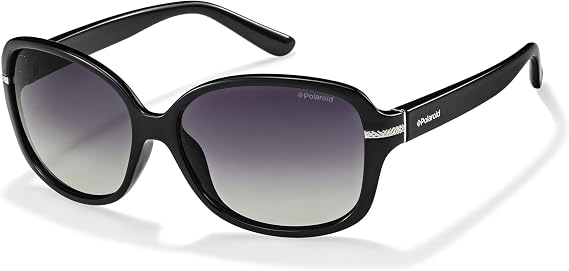 Polaroid Women's P8419 Butterfly, Black Sunglasses