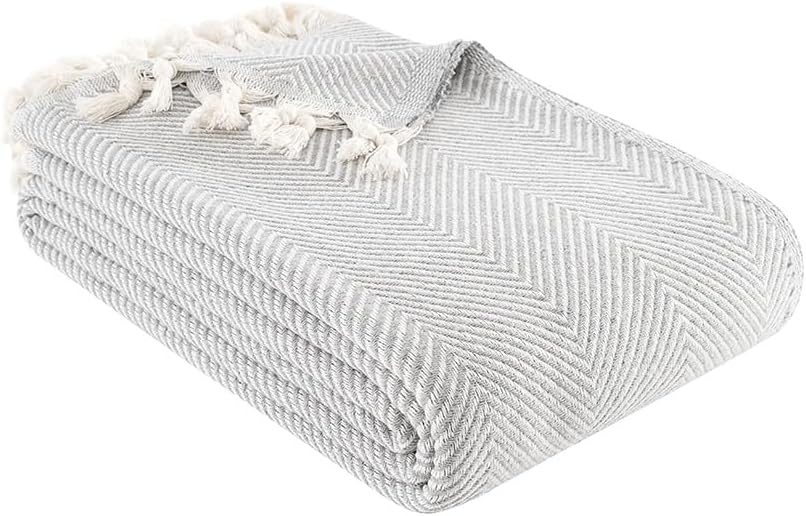Carden Organic Cotton Sofa Cover Patterned 200x230 Cm Sofa Sofa Sofa Bed Buldan Cloth Gray