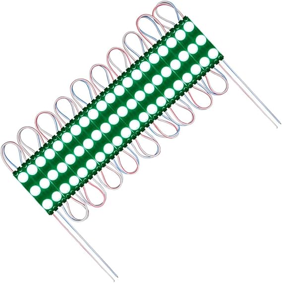 20pcs 2835 SMD 150LM Per LED Module IP65 Waterproof Decorative Light for Christmas inflatables Letter Sign Advertising Signs with Tape Adhesive Backside (Green)