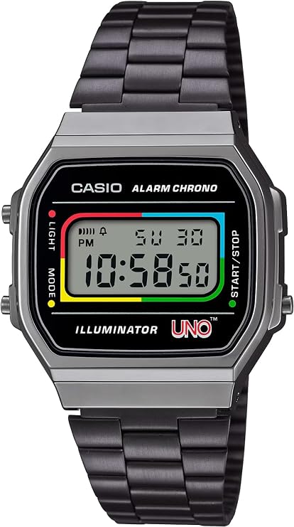 CASIO Digital Wristwatch Standard A168 Men's Women's Kids International Model Parallel Import, Bracelet Type