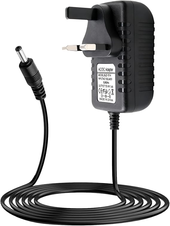 15V 1.4A 21W AC/DC Power Adapter for Alexa Echo 1st 2nd Gen Echo Plus 1st Gen, Echo Show 1st Gen, Fire TV 2nd Gen, Echo Link and Echo Look, Replacement AC/DC Charger with 1.5M Cable