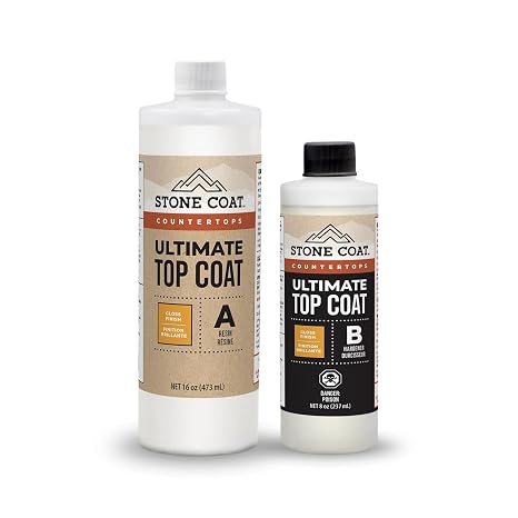 Stone Coat Countertops Ultimate Top Coat, Textured Gloss Finish