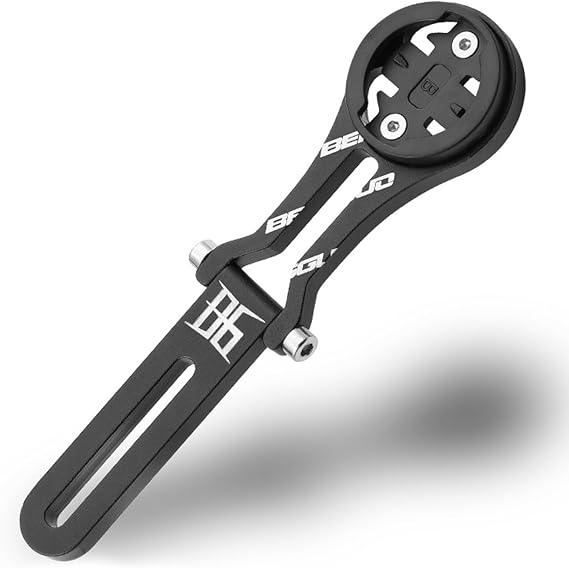 Karlak Out Front Adjustable Computer Mount Integrated Handlebar Bike Computer Mount