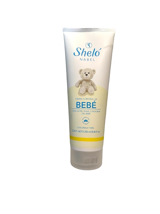 Shelo NABEL Baby Body Lotion with Aloe Vera & Honey, 8.46 fl oz