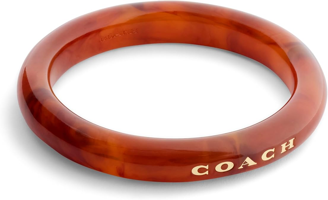 Coach Jewelry Women's Signature Resin Bangle Bracelet