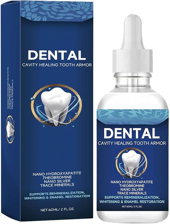 Dentite Cavity Healing Tooth Armor Liquid Repair Kit, Dental Cavity Healing Tooth Armor, Dentite Tooth Armor Armour, Enamel Repair,Sensitivity Relief & Natural Whitening (1pcs)