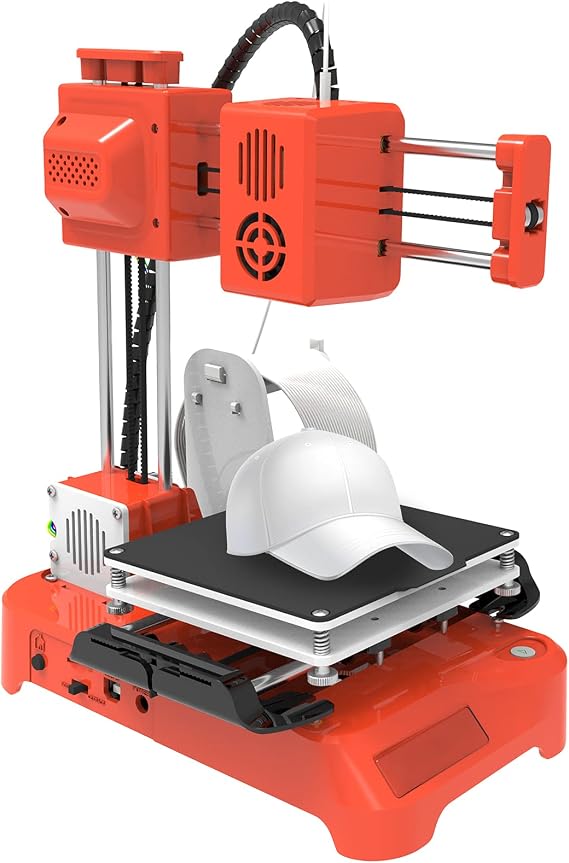 3D Printer, Home Use, 3D Printer, Main Unit, Metal, High Precision, Compact, Mini 3D Printer, Compatible with PLA / TPU Material, Easy Assembly, Quiet Design, Suitable for Children/Beginner/Student