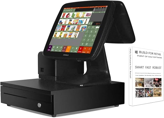 A3D Point of Sale Touch Screen Cash Register POS System for Businesses Retail Stores,Convenience,Supermarket,Beauty,Clothes Shop