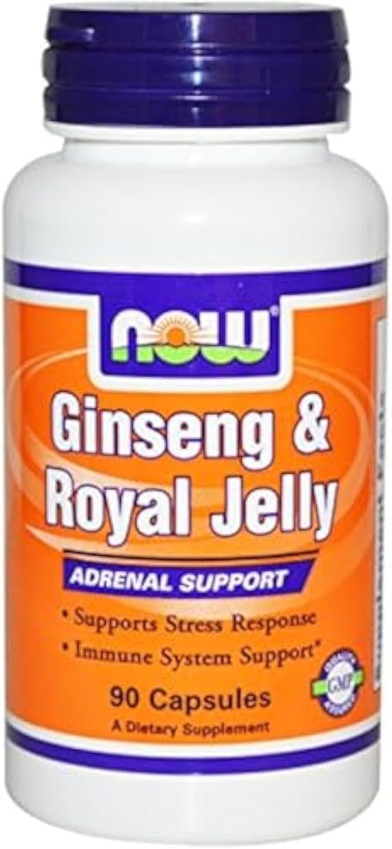 Now Foods Ginseng & Royal Jelly 90 Capsules