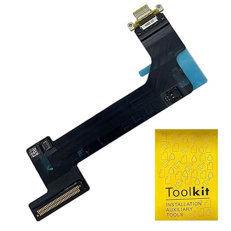 Dock Connector Replacement Compatible with iPad 10 10th Generation 2022 A2757 A2777 10.9 inch Charging Port Replacement Assembly Flex Cable(Yellow,Cellular Version)