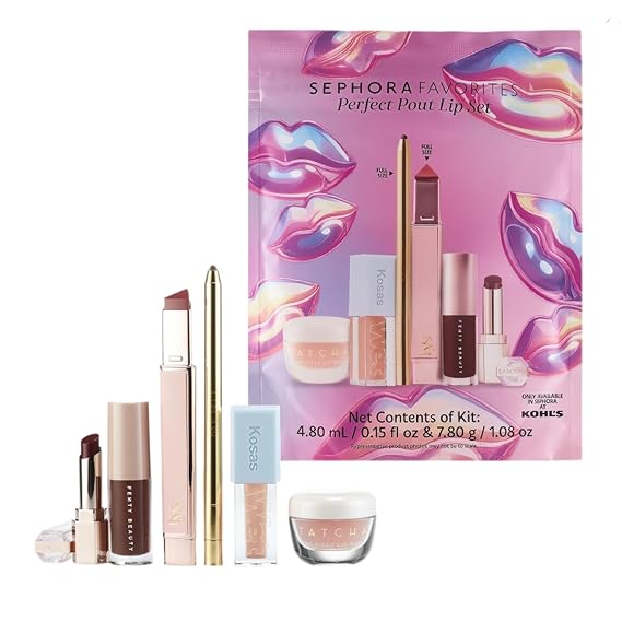 SEPHORA Favorites Perfect Pout 6-Piece Lip Set