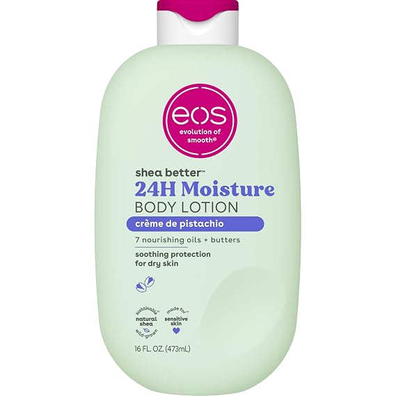 eos Shea Better Body Lotion- Creme de Pistachio, Natural Shea, 16 fl oz