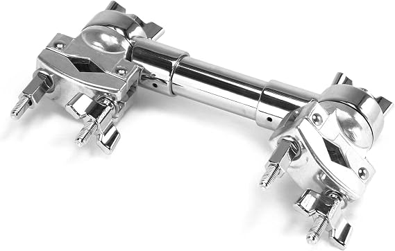 Electronic Drum Module Clamp with 6" Extension Bar, Dual Clamps (SC-EXDGC)