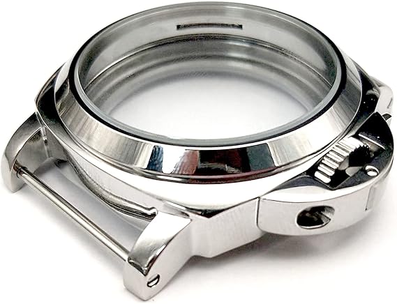 44mm Stainless Steel Watch Case Shell for Eta 6497/6498 Seagull ST36 Movement