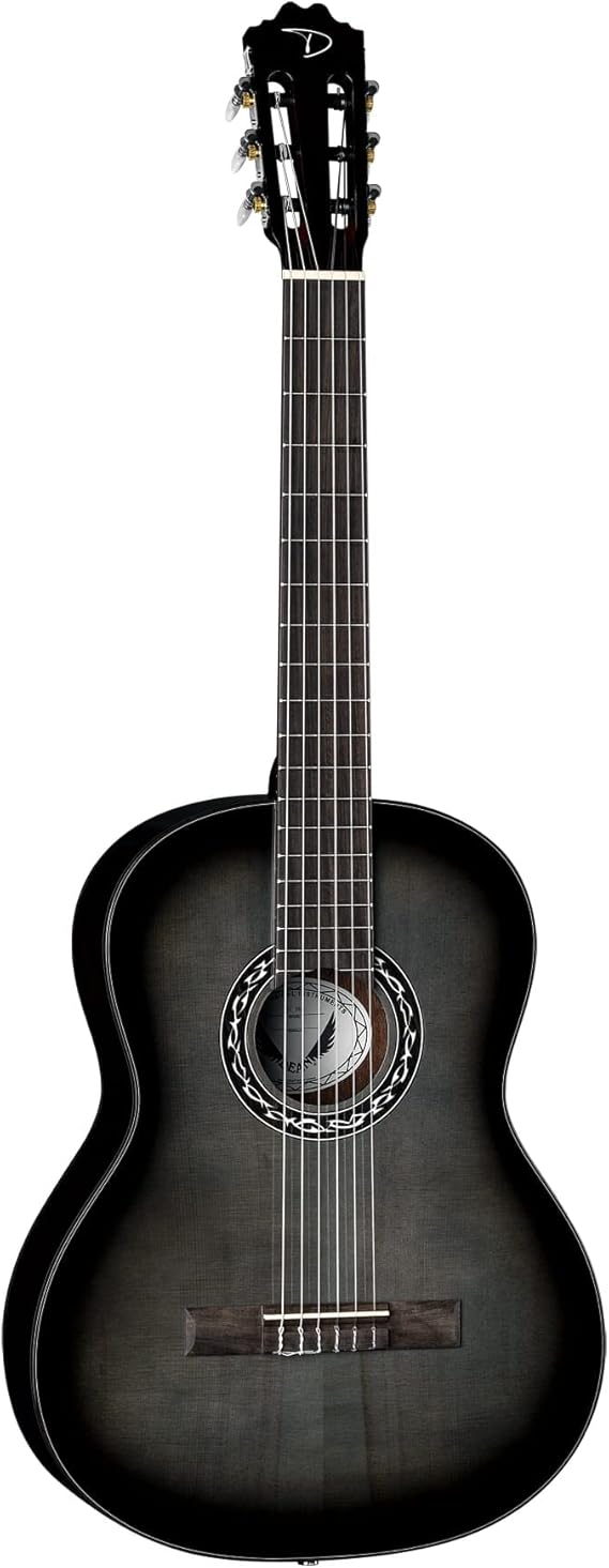 Dean EC BKB Espana Classical Nylon Full Size Guitar, Black Burst