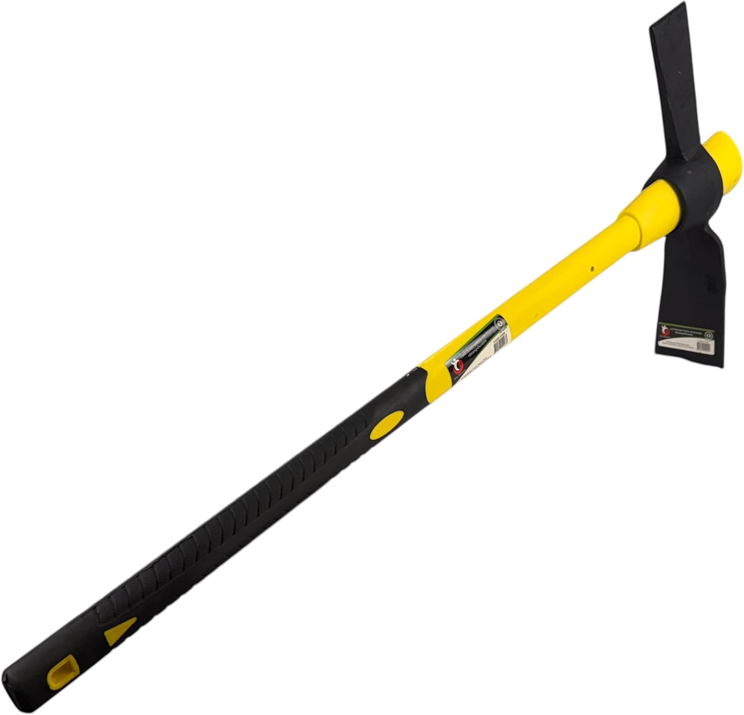 Easy Shopping® 5lb Mattock Pickaxe with Fibreglass Handle, Heavy Duty, Non-Slip, Ideal for Gardening & Builder Work, 92cm Length