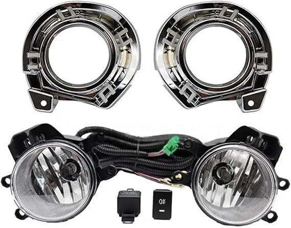 Fog Lights Compatible For Toyota Axio Fielder 2016 2017 Fog Light For Headlight Fog Lamp Cover Grille Bezel Harness Switch Kit