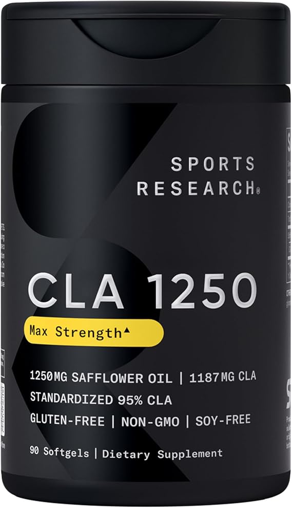 Sports Research CLA 1250mg, 90 Softgels