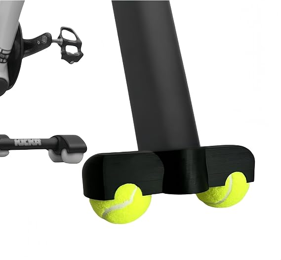 One Stabilizer Rocker Foot with Two Tennis Ball for Zwift Ride Front Leg, Indoor Trainer Workout Equipment Accessories