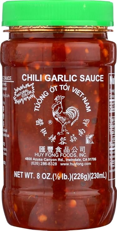 Huy Fong Chili Garlic Sauce (Tuong Ot Toi Viet-Nam) - 8oz [ 24 units]
