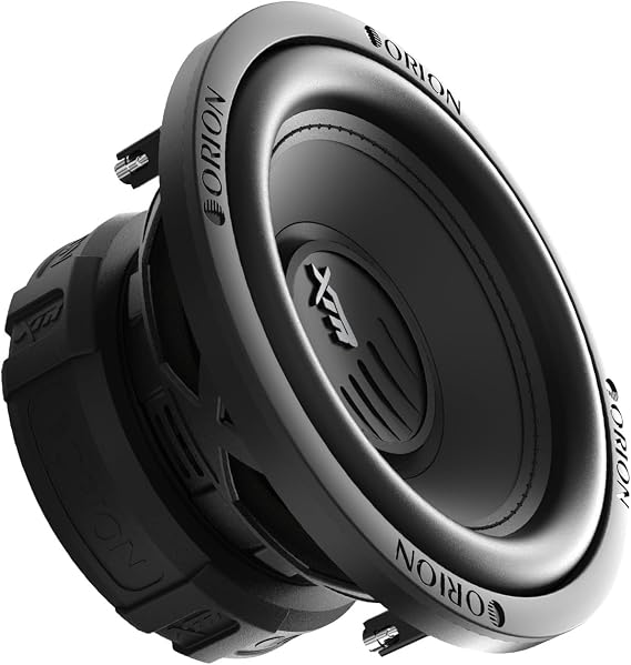 ORION XTR Series XTR124D 12" Car Subwoofer - 2400W Max Power, 600W RMS, High Temperature Dual 4 Ohm, Interlaced Conex Spider with Enhanced Voice Coil Cooling - For Car, Truck, Jeep Audio Stereo | 最大2400W、600W RMS、2インチボイスコイル、コネックススパイダー、ボイスコイル冷却、カーオーディオ、サブボックス。