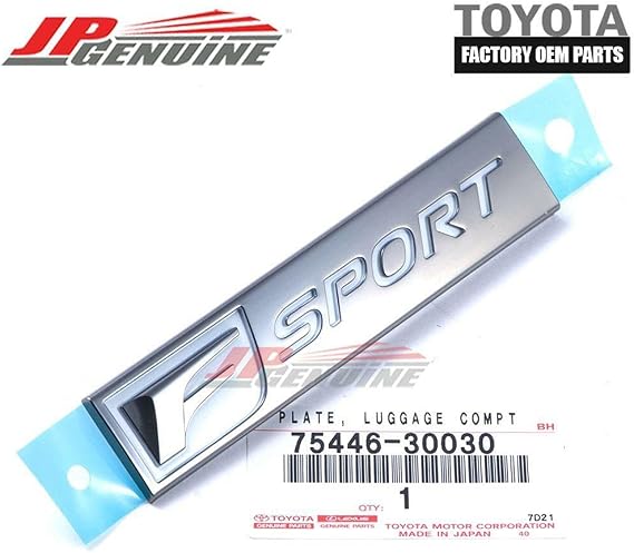 Lexus Oem Factory F Sport Emblem Name Plate 75446-30030