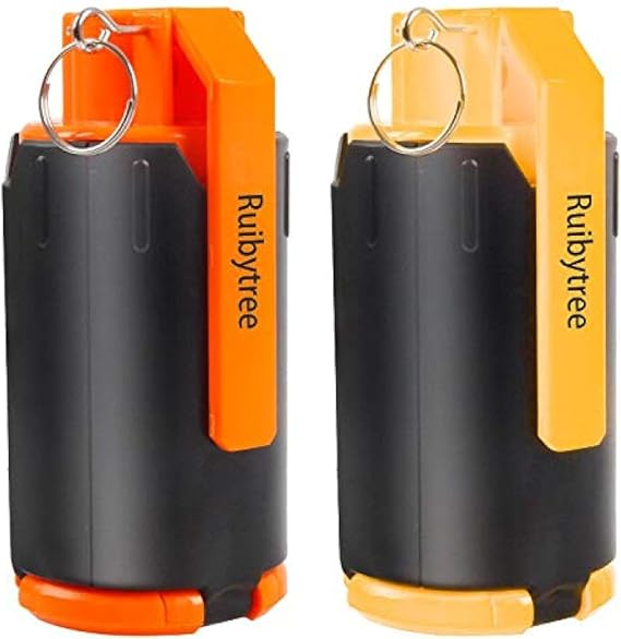 Ruibytree Tactical G Renade for Nref CS Rival Battle Game, Strike Games (Orange Yellow)