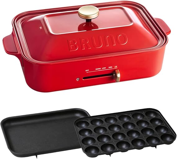 BRUNO BOE021-RD Compact Hot Plate, Red